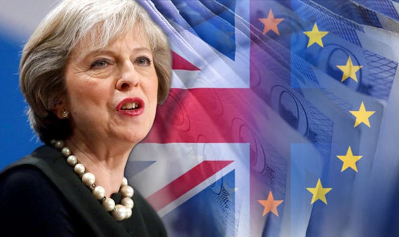 Thỏa thuận bị bác bỏ hồi tháng 1 đã khiến Thủ tướng Anh Theresa May phải đàm phán lại với Liên minh châu Âu. Ảnh: Daily Mail