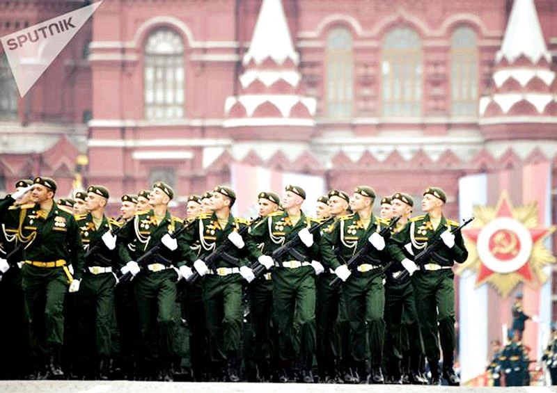 Diễu binh ngày chiến thắng phát xít tại Quảng trường Đỏ, Nga