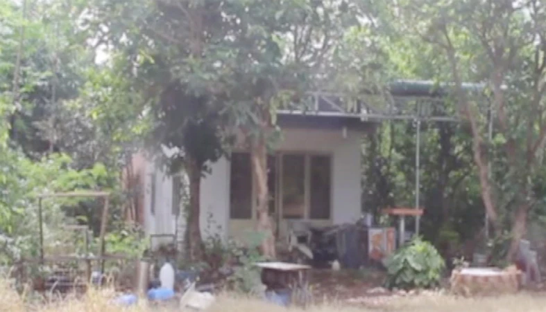 Hình ngôi nhà tại xã Trà Cổ, huyện Tân Phú