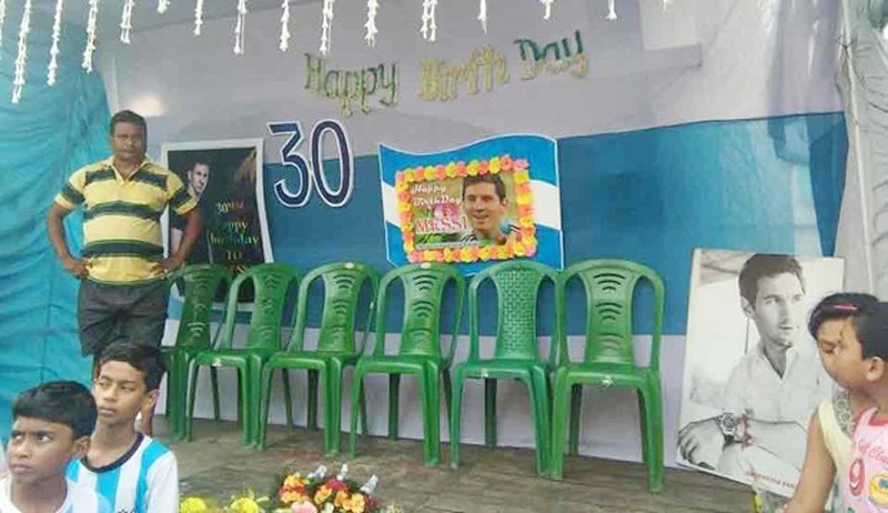 Messi được tổ chức sinh nhật tại Ấn Độ
