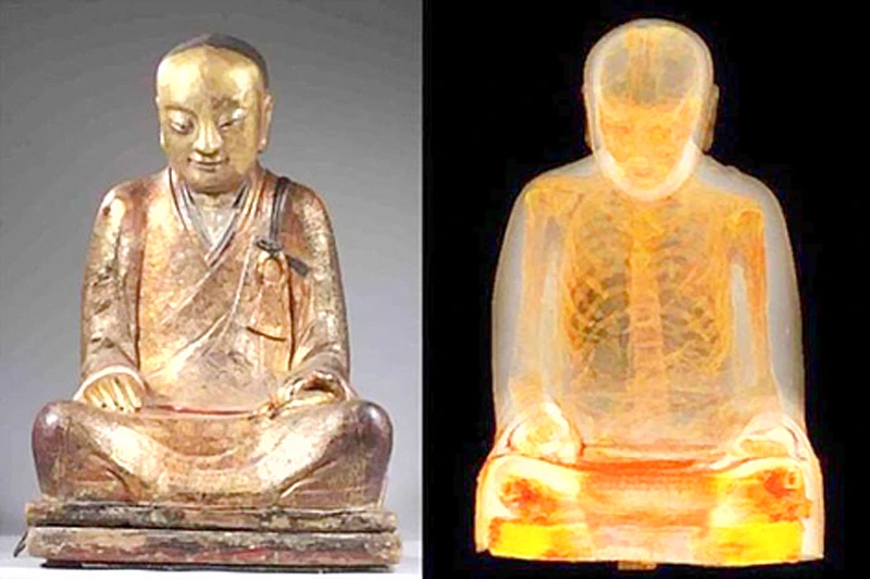 Đòi xác ướp nhà sư trong tượng Phật