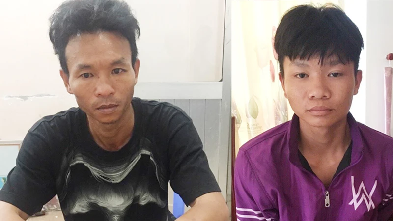 Hai anh em Vũ và Phú đã bị bắt tại huyện Phú Quốc, Kiên Giang.