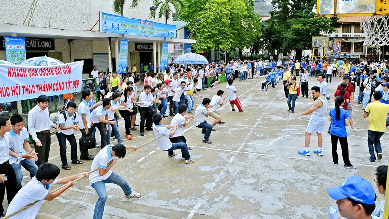 Hội thao là một trong những sự kiện lớn mang lại nhiều ý nghĩa của hệ thống Saigontourist
