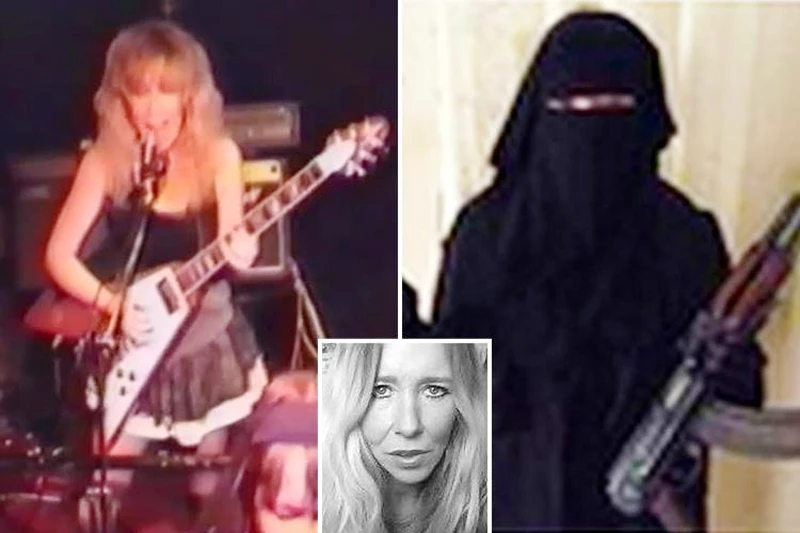 "Góa phụ trắng" Sally Jones, từ ca sĩ punk rock ở Anh trờ thành nữ khủng bố bị truy nã gắt gao nhất thế giới sau khi gia nhập IS năm 2014. Ảnh TWITTER