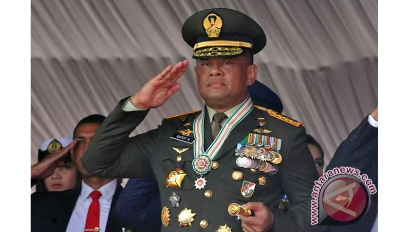 Tướng Gatot Nurmantyo Tư lệnh quân đội Indonesia. Ảnh: ANTARA