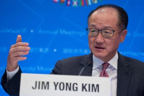 Chủ tịch Ngân hàng thế giới Jim Yong Kim. Ảnh: THX