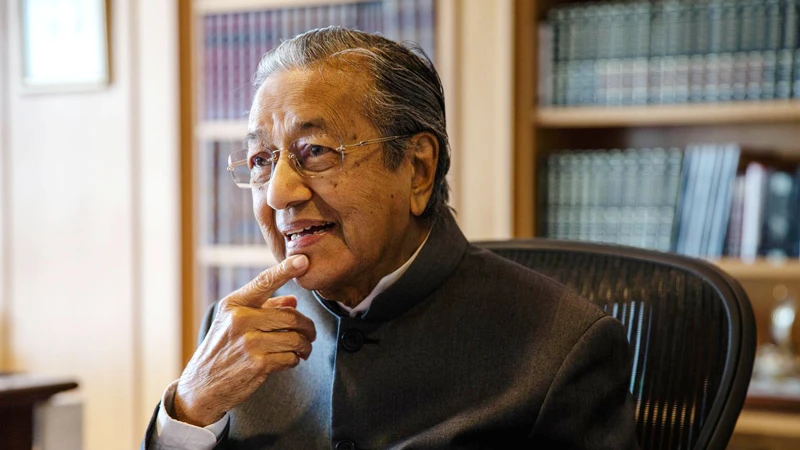 Cựu Thủ tướng Malaysia Mahathir Mohamad, tháng 4- 2017. Ảnh: BLOOMBERG
