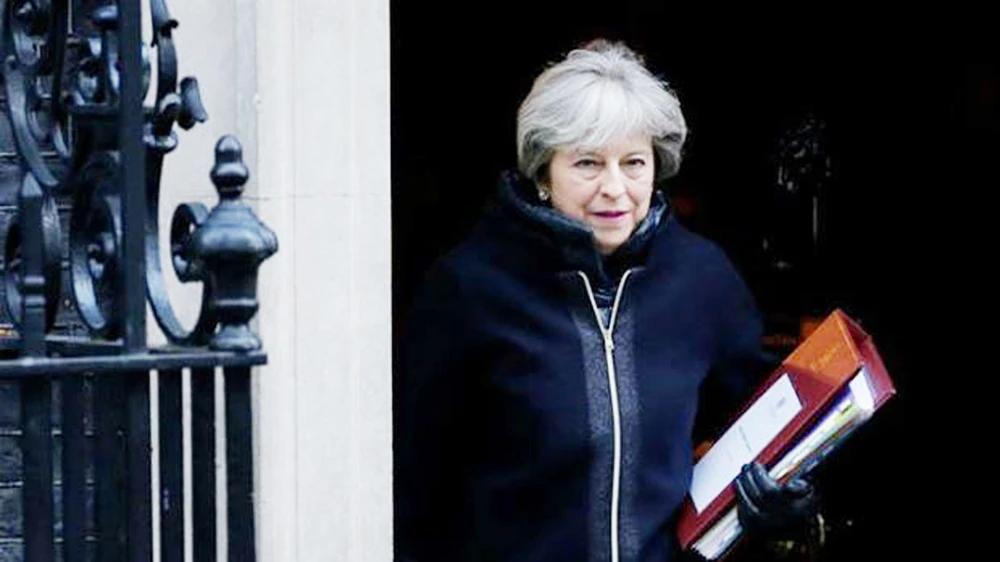 Thủ tướng Anh Theresa May tại thủ đô London