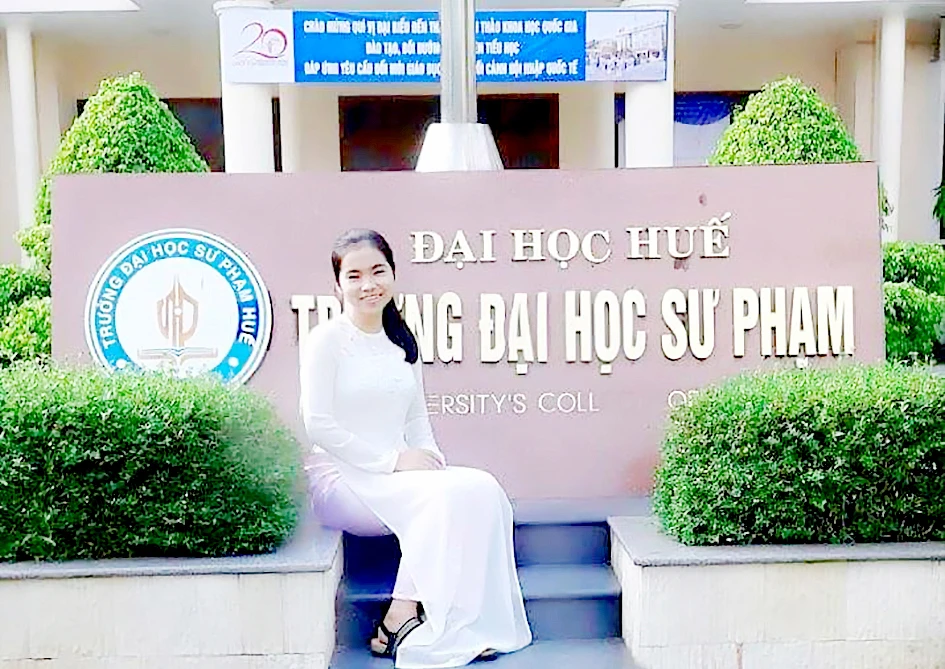 Cô sinh viên Trương Thị Mười đã trở lại giảng đường