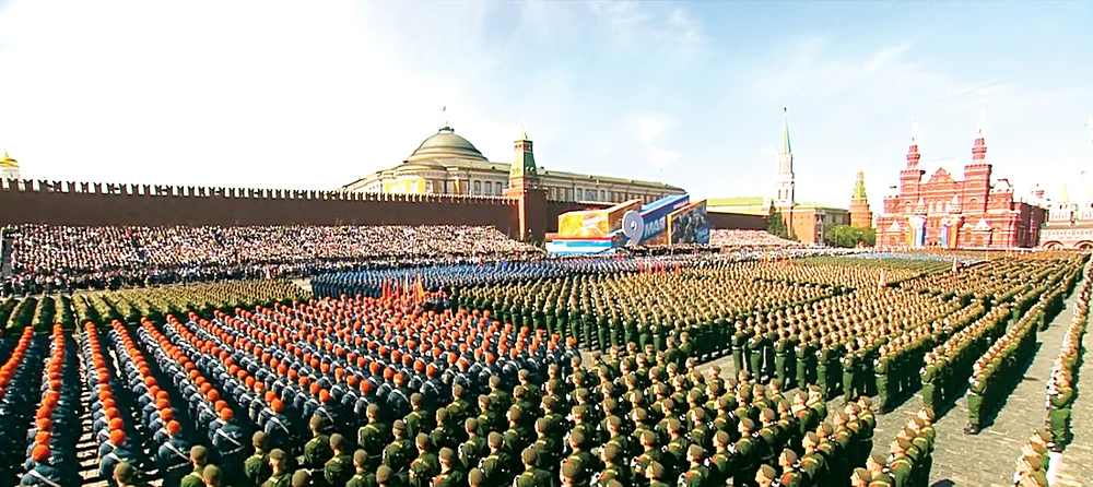 Quang cảnh lễ diễu binh kỷ niệm 73 năm Ngày Chiến thắng phát xít