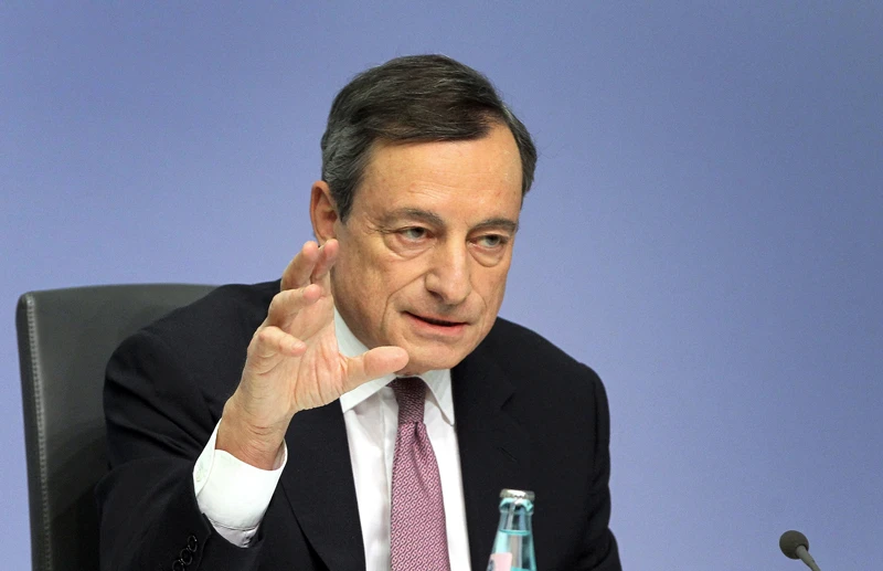 Chủ tịch Ngân hàng Trung ương châu Âu Mario Draghi