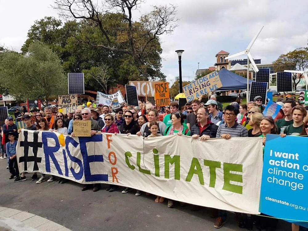 Tuần hành chống biến đổi khí hậu tại Australia