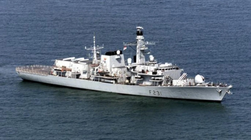 Tàu HMS Argyll. Ảnh: Hải quân Anh