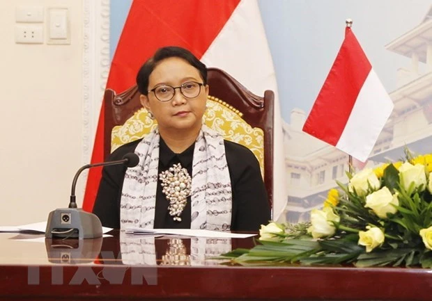 Ngoại trưởng Indonesia Retno Marsudi. 