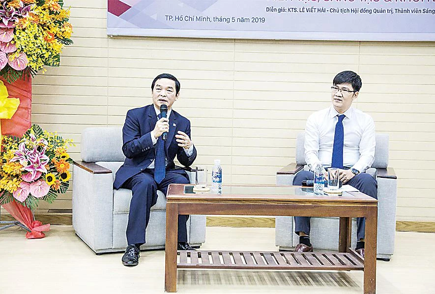 Chủ tịch HĐQT, Tổng Giám đốc Lê Viết Hải làm diễn giả chương trình Sáng tạo và Khởi nghiệp
