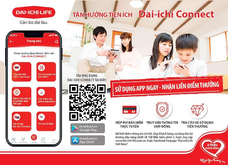 Ra mắt ứng dụng hiện đại Dai-ichi Connect