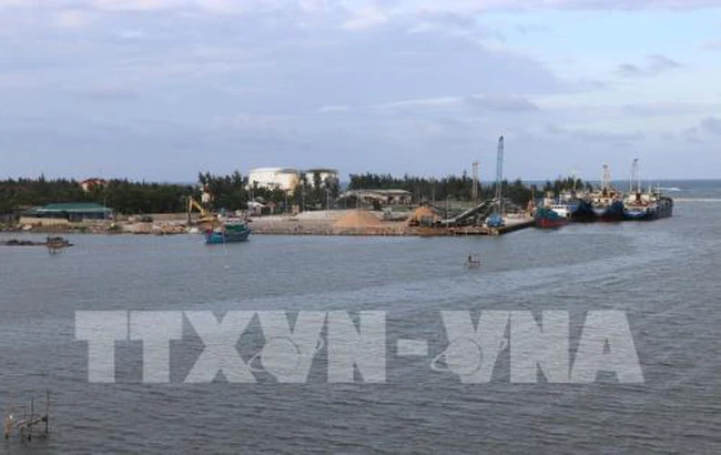 Khu bến cảng Bắc Cửa Việt thuộc cảng biển Cửa Việt. Ảnh: TTXVN