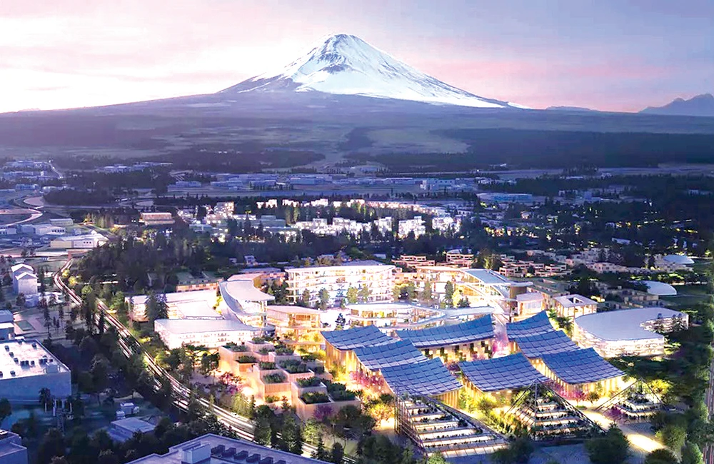 Xây thành phố tương lai gần núi Phú Sĩ