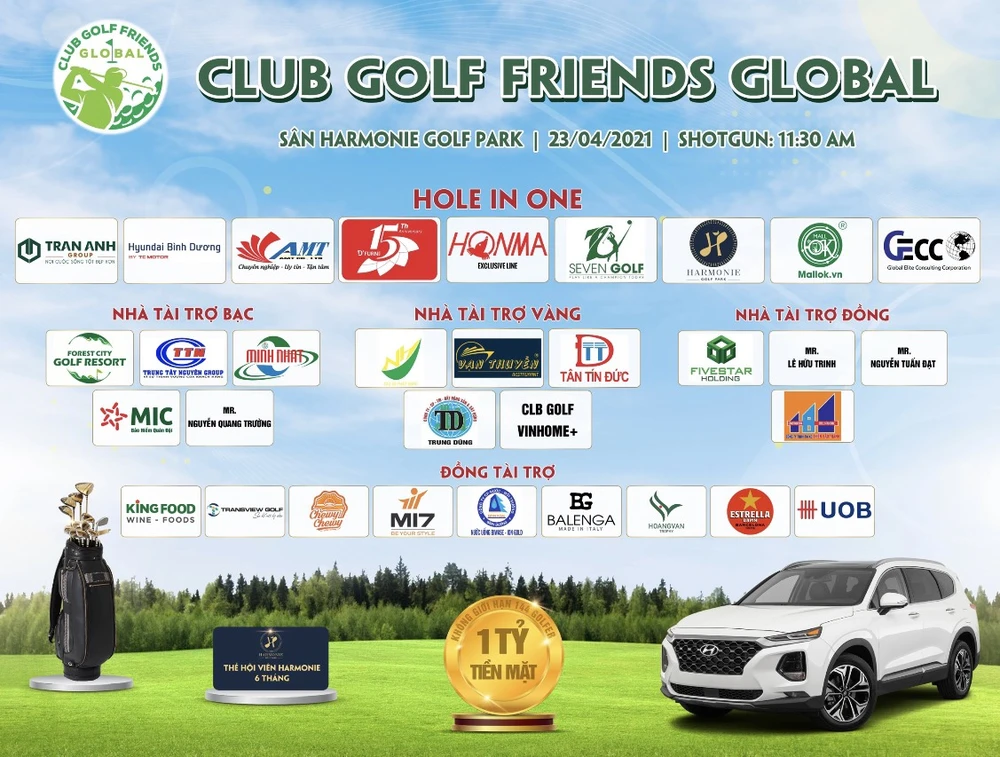 Gần 150 golf thủ tranh tài tại Lễ ra mắt Global Friends Golf Club