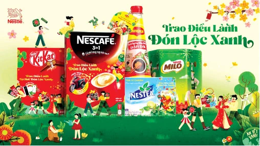 Cùng Nestlé Việt Nam “Trao điều lành, Đón lộc xanh”