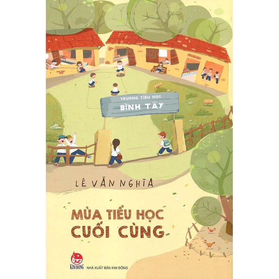 Bìa truyện dài Mùa tiểu học cuối cùng của nhà văn Lê Văn Nghĩa