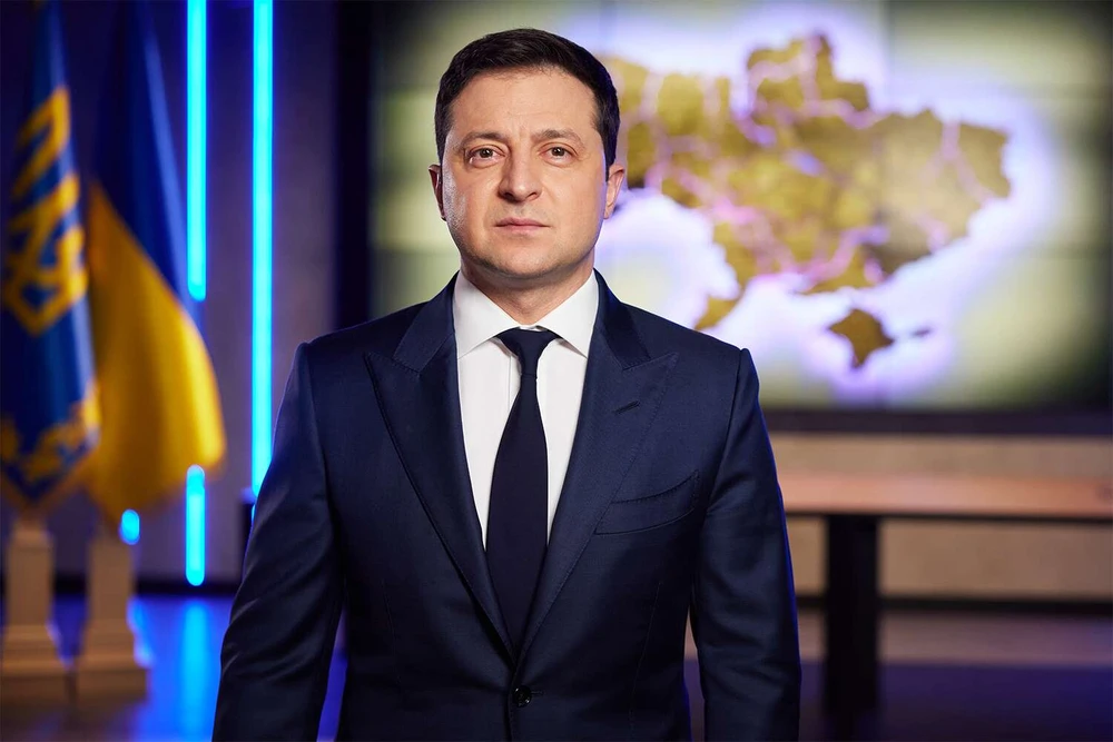 Tổng thống Ukraine Volodymyr Zelensky