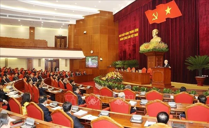 Ban Chấp hành Trung ương Đảng khóa XIII đã họp phiên bất thường ngày 30-12. Ảnh: TTXVN