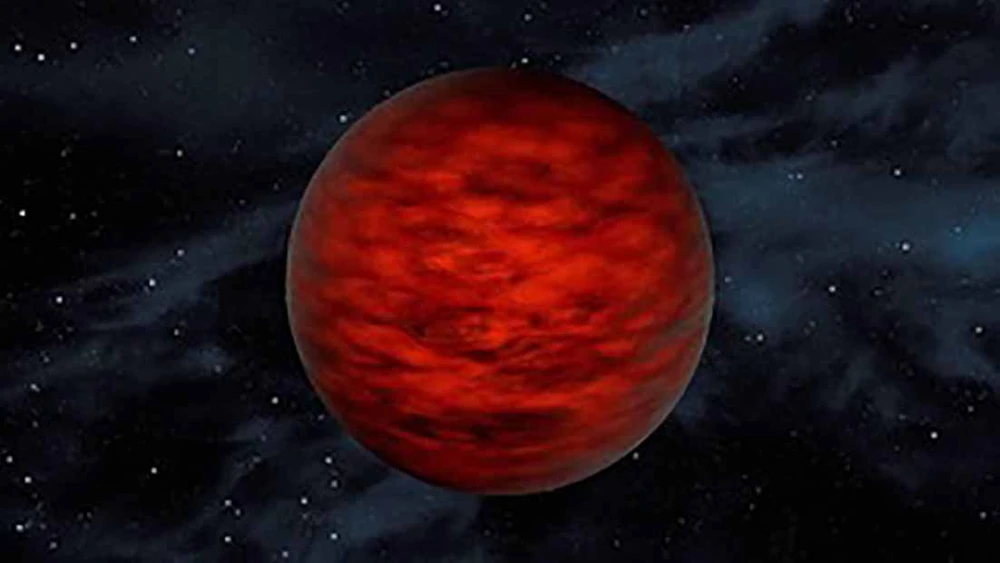 Một sao lùn nâu có mức nhiệt vượt xa mức nhiệt do Mặt trời phát ra