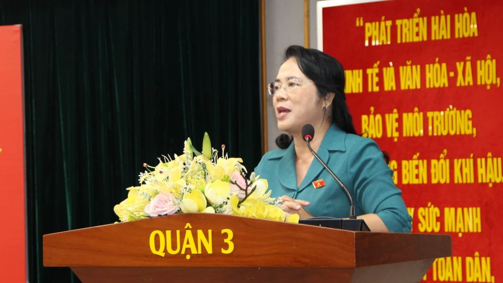Đại biểu Quốc hội Trần Kim Yến tiếp thu ý kiến, trả lời kiến nghị của cử tri