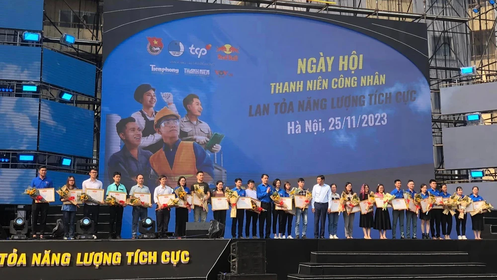 Ngày hội "Thanh niên công nhân - Lan tỏa năng lượng tích cực" khai mạc sáng 25-11 tại Hà Nội