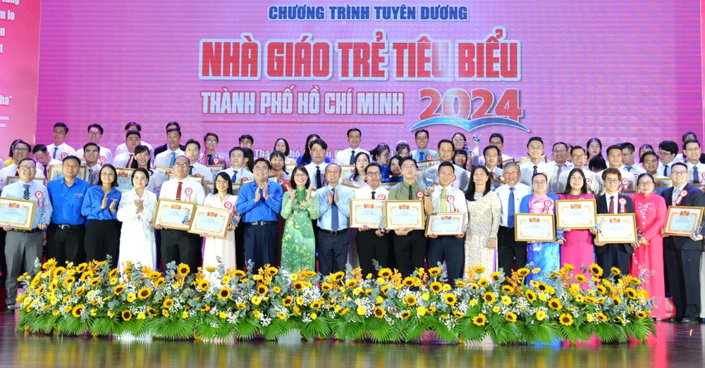 Các gương “Nhà giáo trẻ tiêu biểu TPHCM” năm 2024 được tuyên dương 