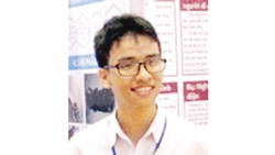 Vietnamese student honored at ISEF 2017