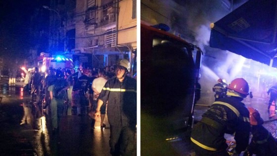 Fire destroys store in district 3, HCMC