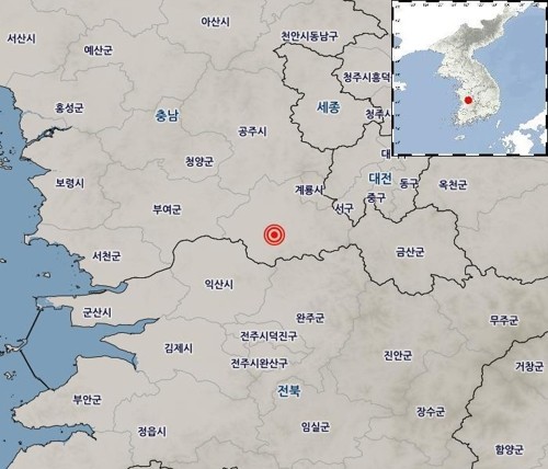 Two small quakes strike S. Korea