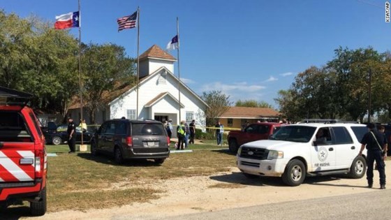 Scene of the shooting in Texas- NYP