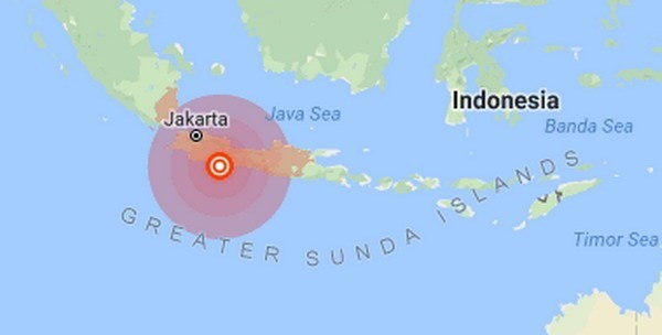 A 6.5-magnitude quake hit Indonesia’s West Java province on December 15 (Source: earthquake.usgs.gov)
