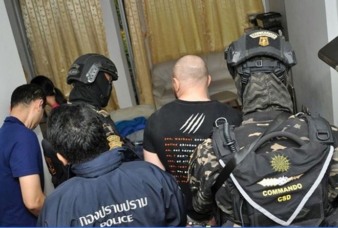 Sergey Medvedev arrested by Thai police (Photo: rappler.com)