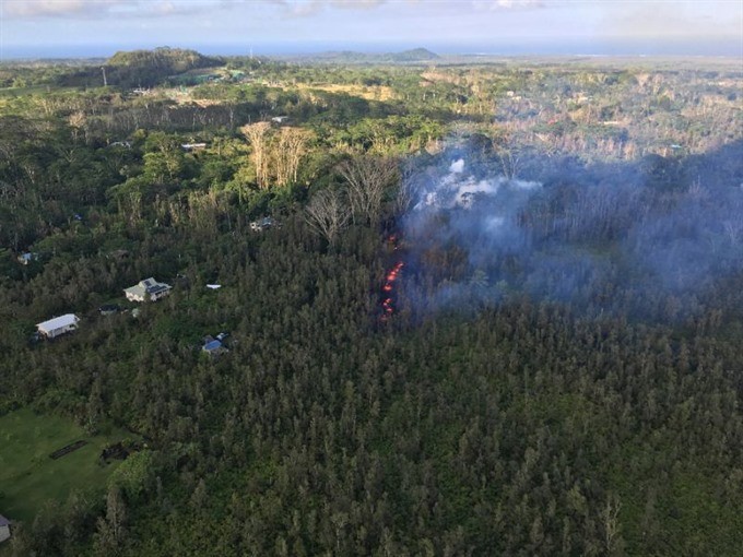 Hundreds of Hawaii residents were urged to take shelters as the volcano erupted. — AFP Photo