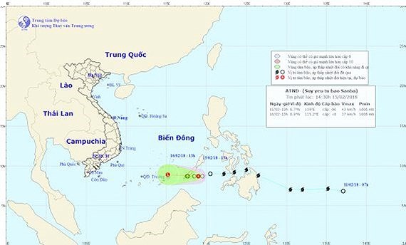 Authorities deal with tropical low-pressure in East Sea