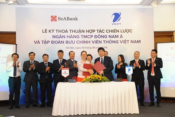 VNPT & SeABank at the signing ceremony -Photo: DTTC