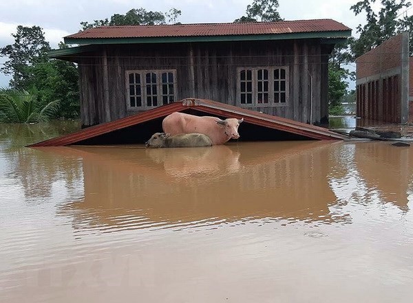 Flooding in Attapeu