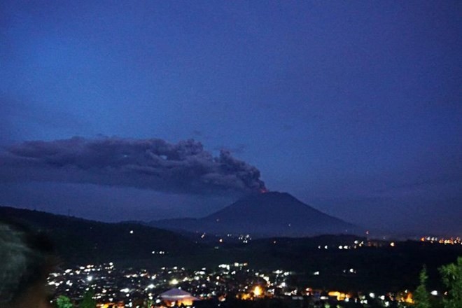 Mt. Agung volcano on Indonesia’s Bali resort island erupts