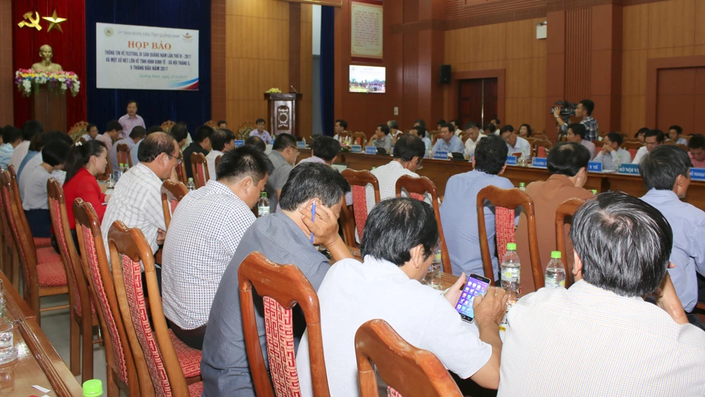 UBND Tỉnh Quảng Nam tổ chức họp báo
