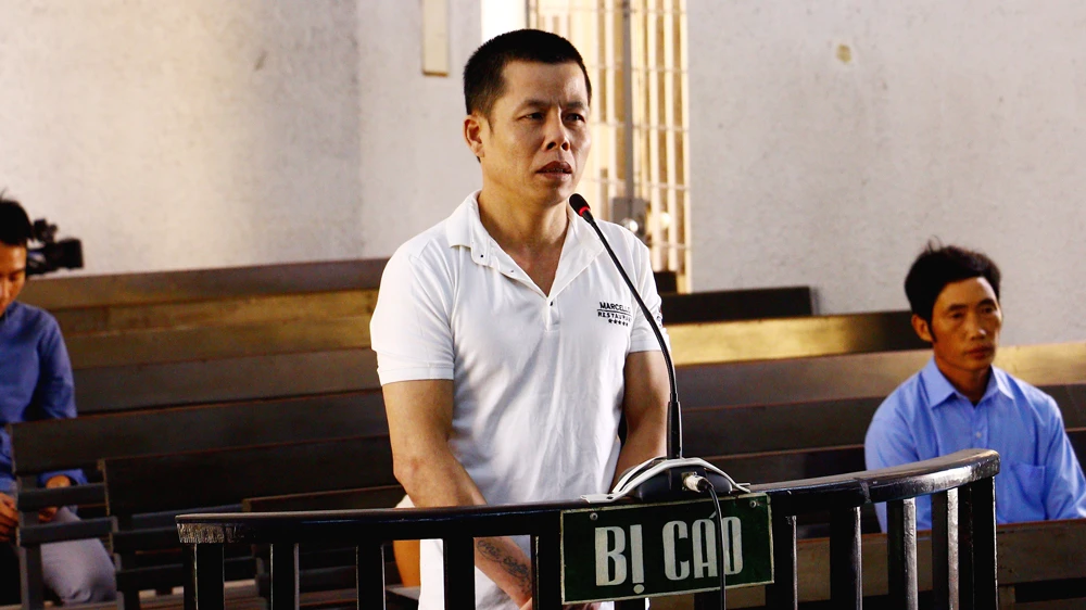 Lưu Văn Bảy tại phiên tòa