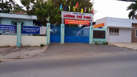 Trường tiểu học Lương Thế Vinh, phường Bình Thọ, nơi xảy ra vụ việc