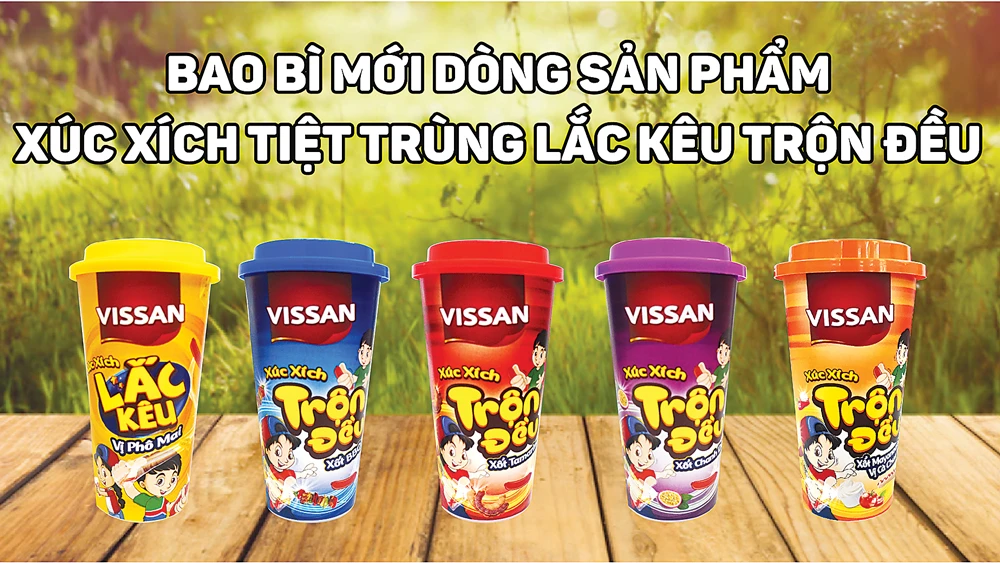 VISSAN thay đổi bao bì sản phẩm Xúc xích và triển khai chương trình khuyến mãi mới