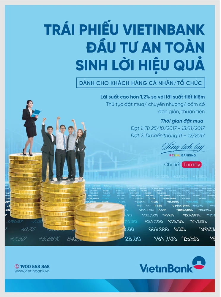 Poster phát hành trái phiếu