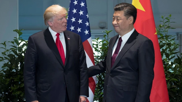 Tổng thống Donald Trump cùng với Chủ tịch Tập Cận Bình sẽ đàm phán về thương mại. Ảnh: REUTERS