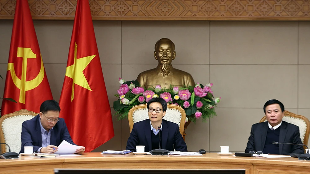 Phó Thủ tướng Vũ Đức Đam cho rằng cần rà soát, cắt bỏ các thủ tục, hoạt động không cần thiết trong quá trình biên soạn Bách khoa toàn thư Việt Nam. Ảnh: VGP