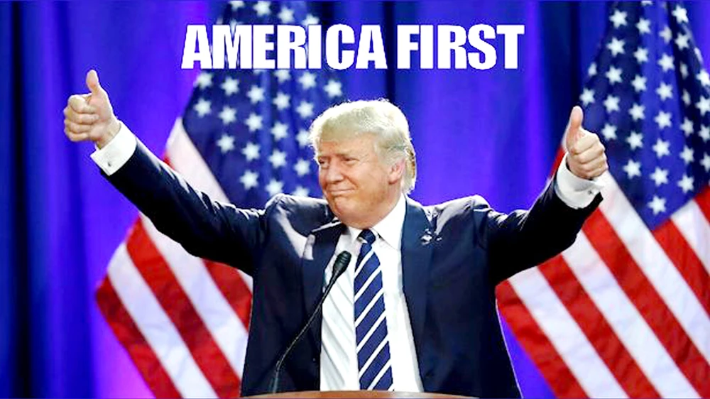 Tổng thống Mỹ Donald Trump cam kết thực hiện chính sách “Nước Mỹ trước tiên”